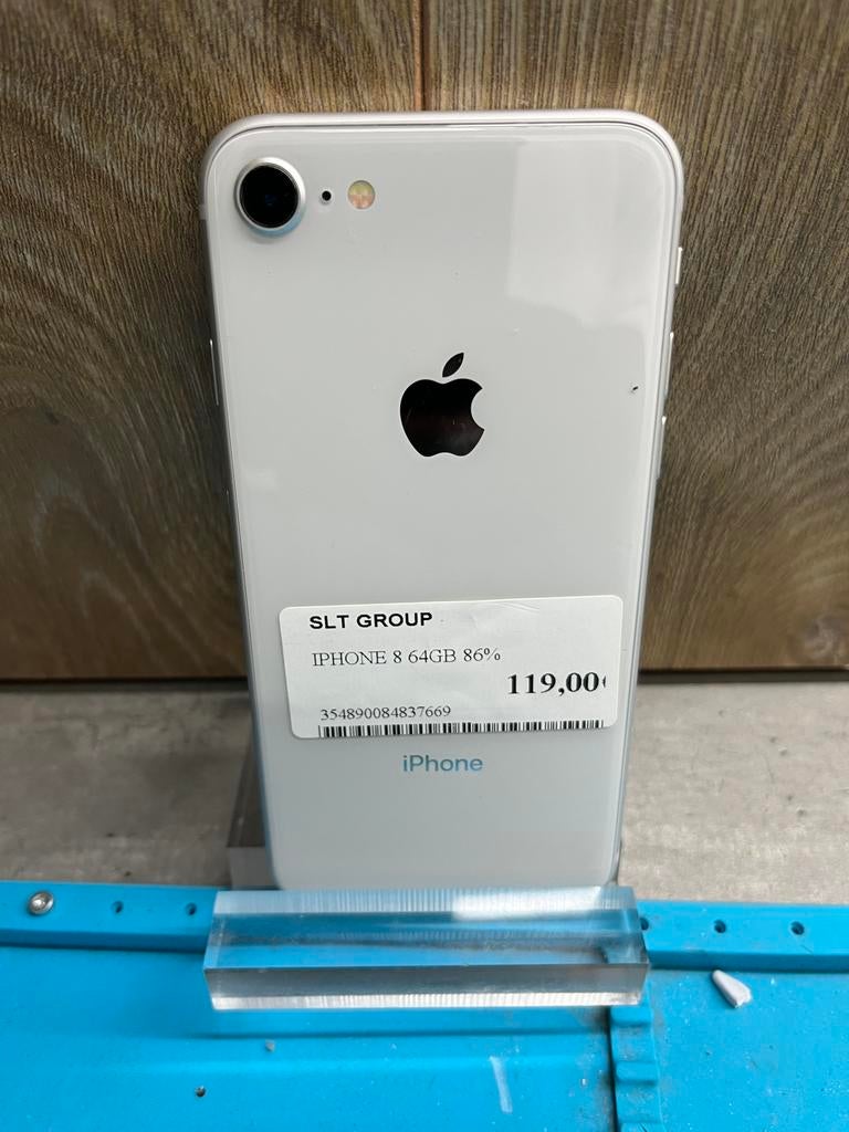 IPHONE 8 64GB ZILVER, Telecommunicatie, Mobiele telefoons | Apple iPhone, 86 %, Ophalen of Verzenden, Zo goed als nieuw, 64 GB