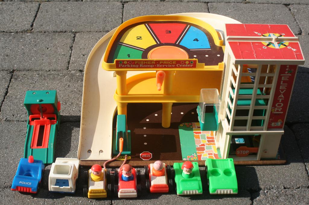 Vintage Fisher Price + voitures (top état) (années 1970), Enlèvement, Comme neuf, Set de jeu