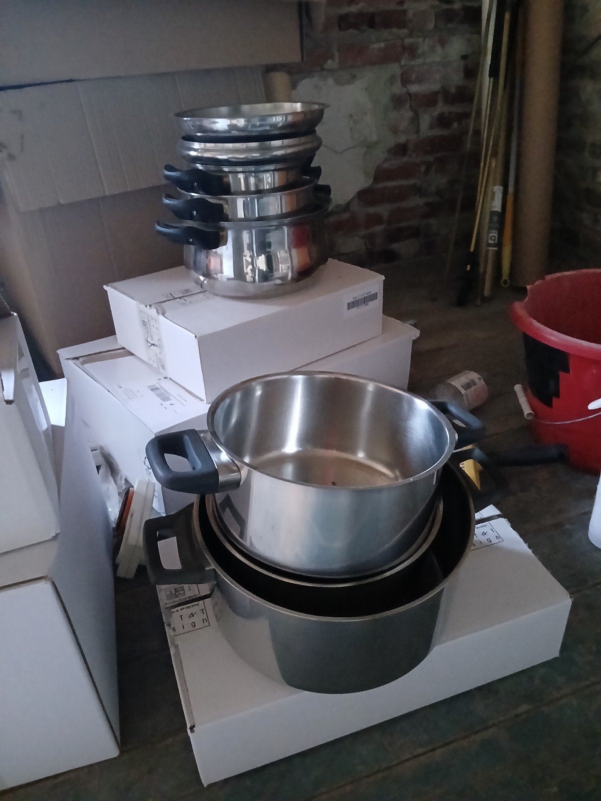 kookpotten, Ophalen