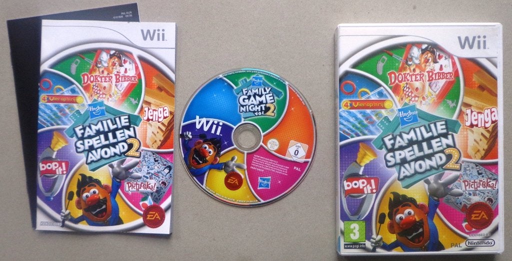 Familie Spellen Avond 2 voor de Nintendo Wii Compleet, Ophalen of Verzenden, Zo goed als nieuw