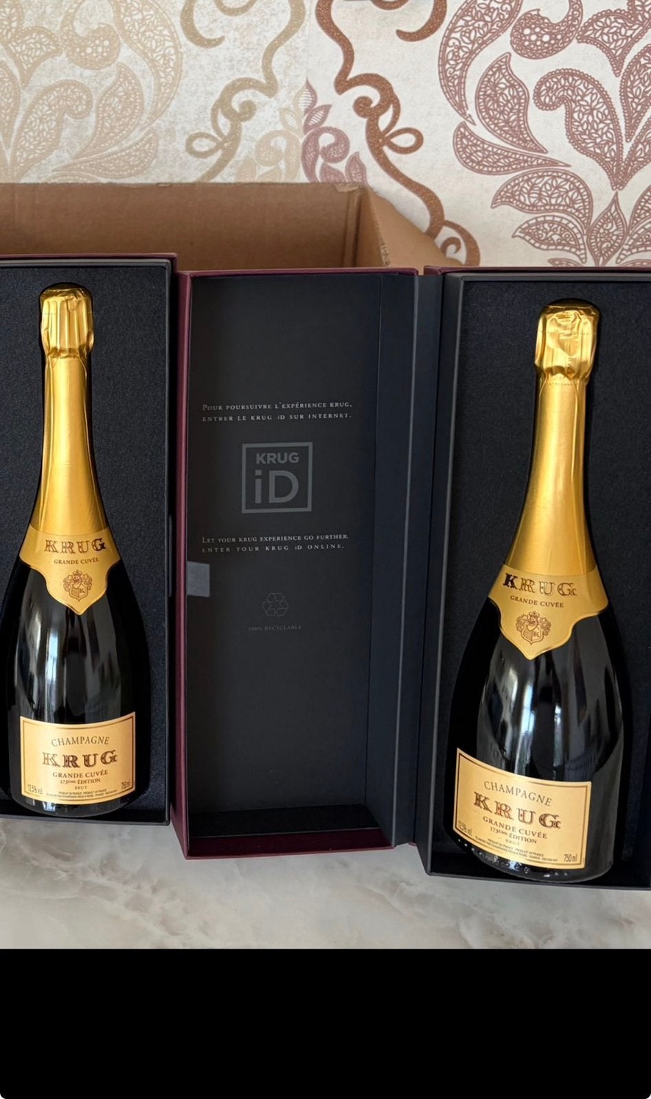Champagne krug (173eme Edition) 75cl, Enlèvement ou Envoi, Neuf, Champagne