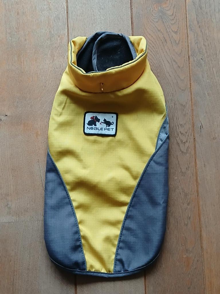 Winterjas teckelpup of dwergteckel – rugmaat: 35 cm, Dieren en Toebehoren, Hondenkleding, Zo goed als nieuw, Hondenjas, Ophalen of Verzenden