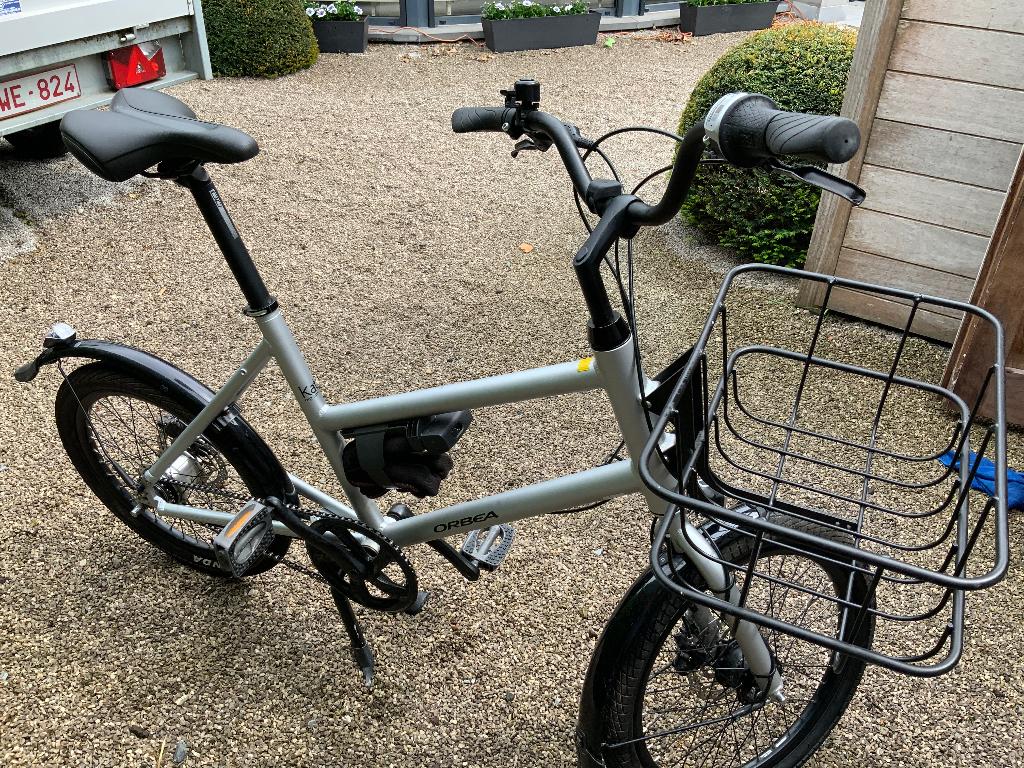 Handige stadsfiets met voorbak Orbea, Fietsen en Brommers, Goederen, Zo goed als nieuw, Trommelrem, Ophalen