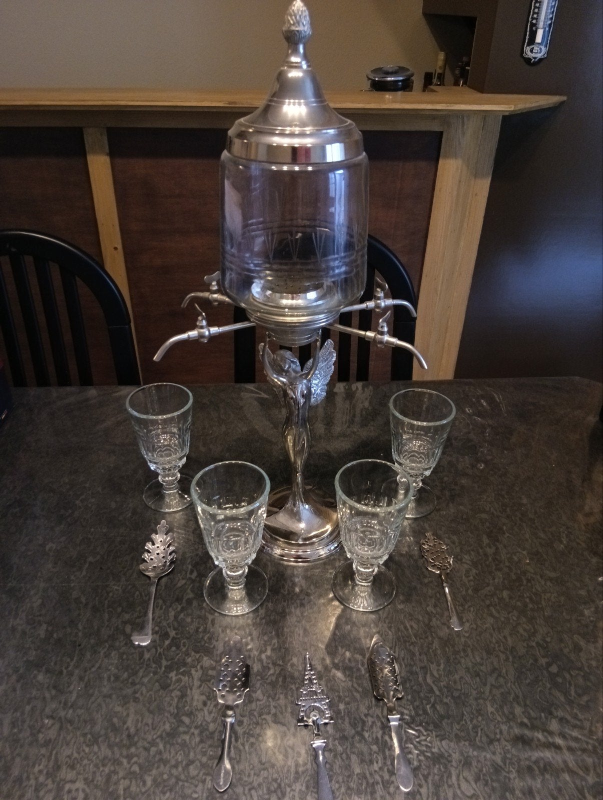 Absinthe fountain set, Ophalen, Zo goed als nieuw, 50 – 75