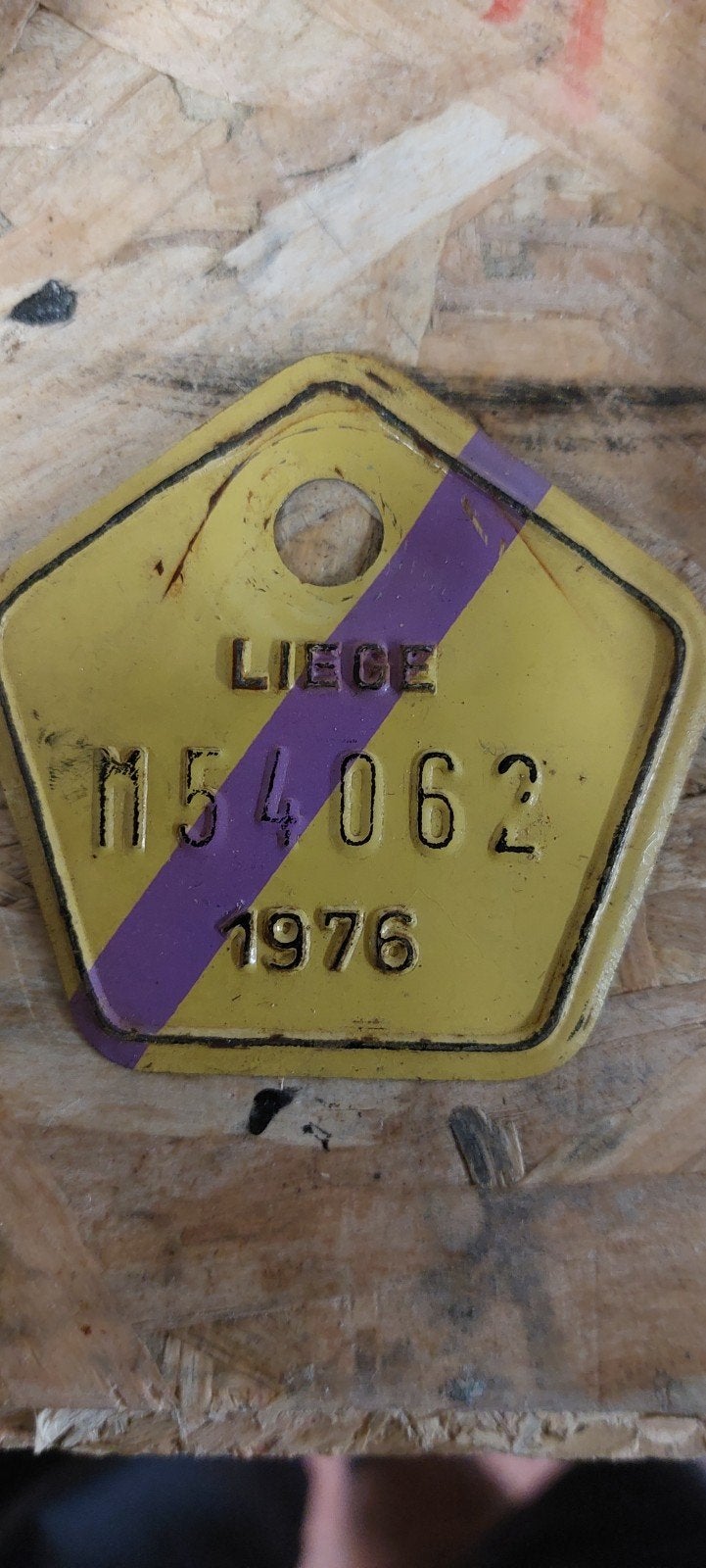 Plaquette velo taxe, Enlèvement ou Envoi