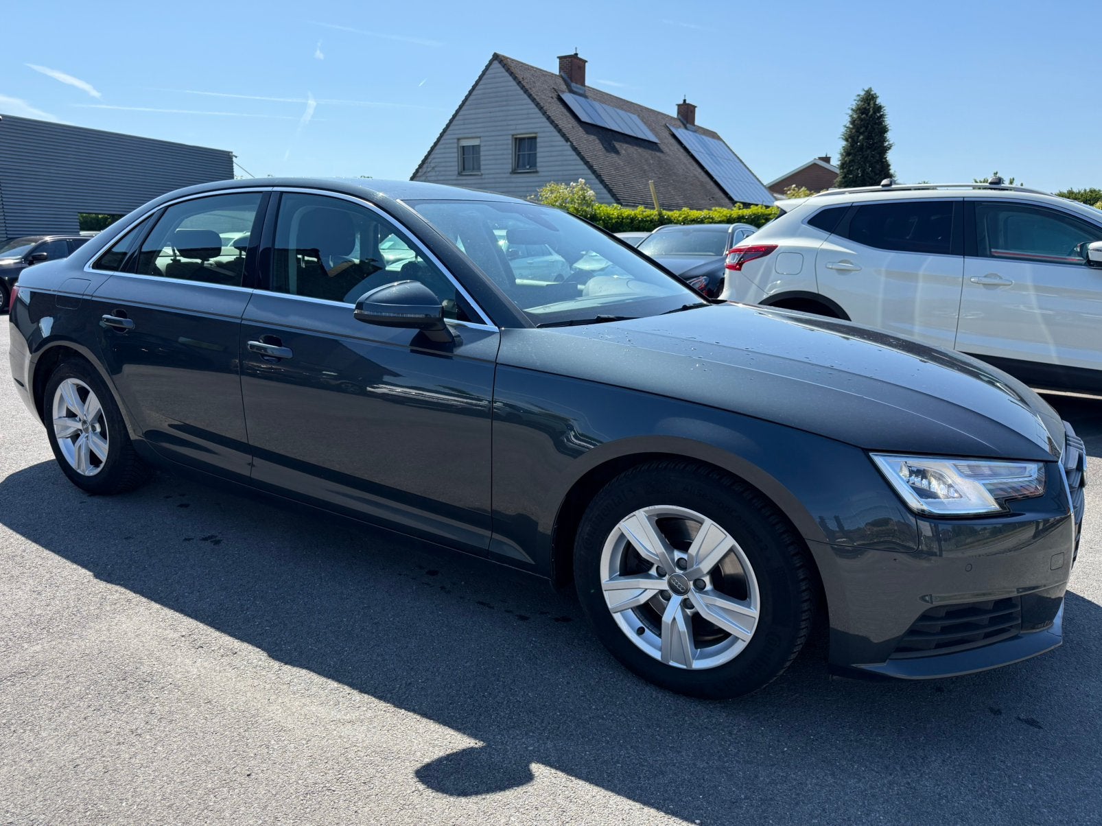 AUDI A4 Limousine | 2.0 Diesel | Automaat | 2017 | 9.000+btw, 4 cilinders, Leder, 5 deurs, Zilver of Grijs