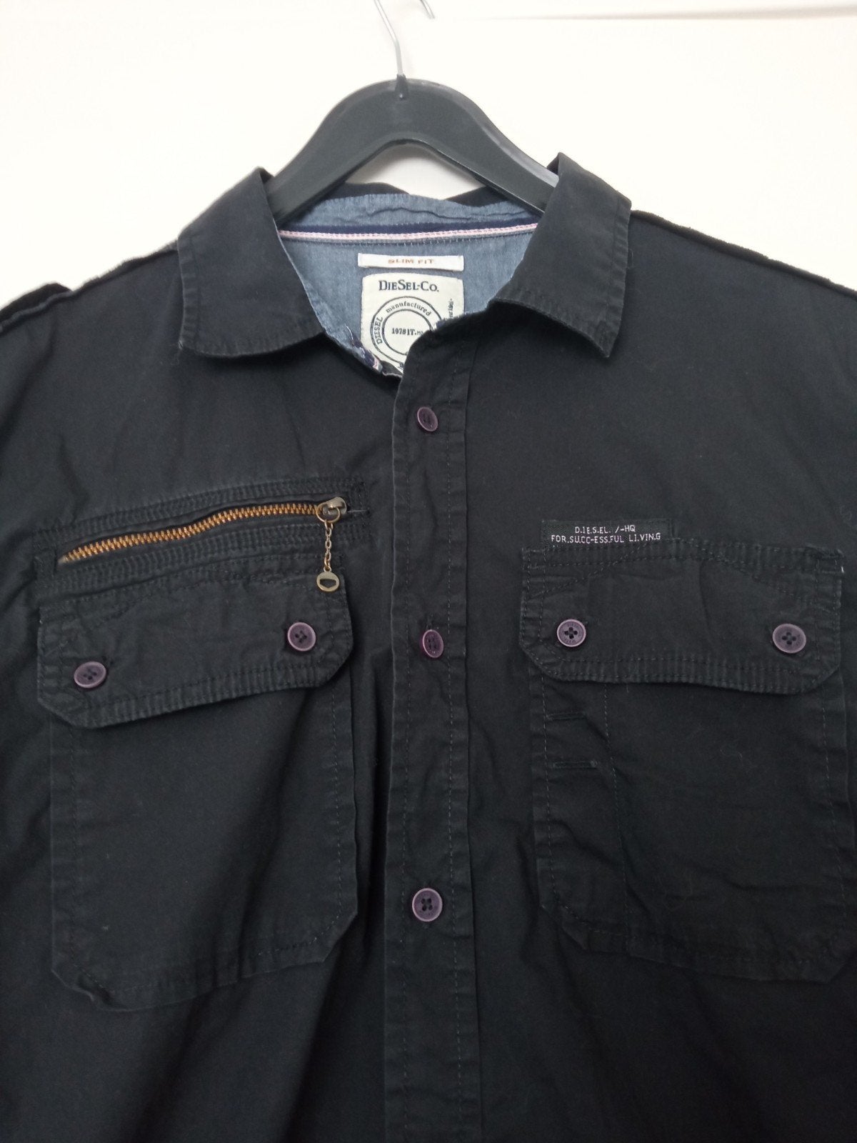Chemise Diesel -Co Mt XL Slim fit neuve jamais portée, Vêtements | Hommes, Chemises, Enlèvement ou Envoi