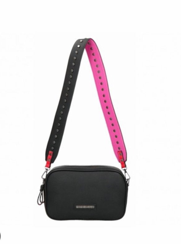 Superbe sac bandoulière noir Pepe Jeans en cuir noir Prix30€, Enlèvement, Comme neuf, Noir, Cuir