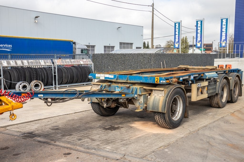 Van Hool CONTAINER AANHANGER (bj 2014), Auto's, Vrachtwagens, Overige brandstoffen, Bedrijf, Trekhaak, Aanhangers en Opleggers