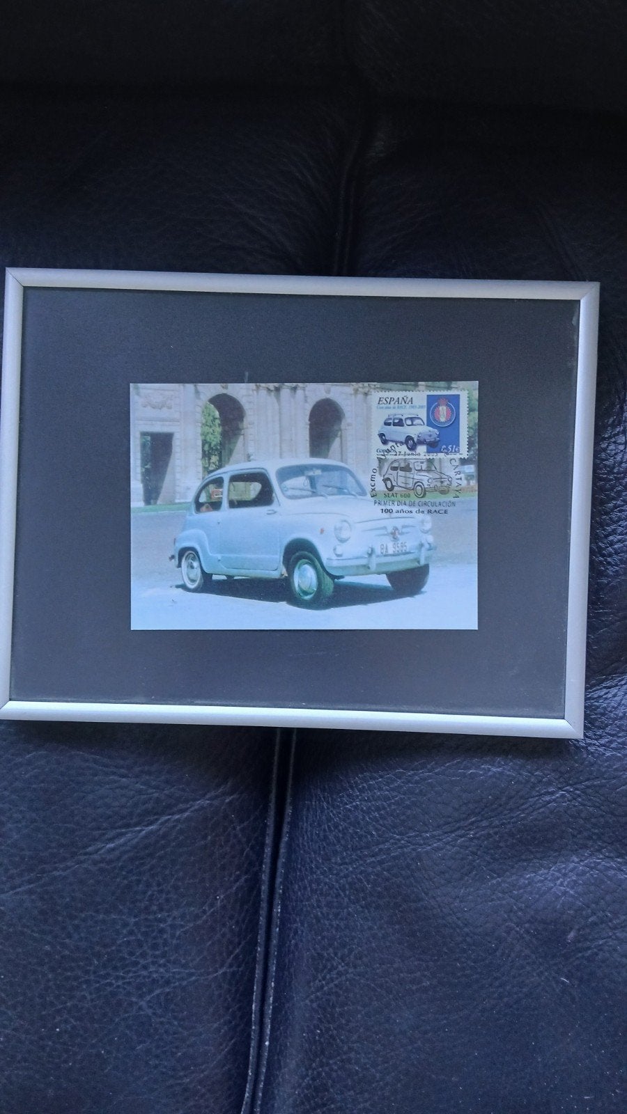 fiat 600 postkaart ,postzegel,poststempel, Particulier, Te koop, Fiat