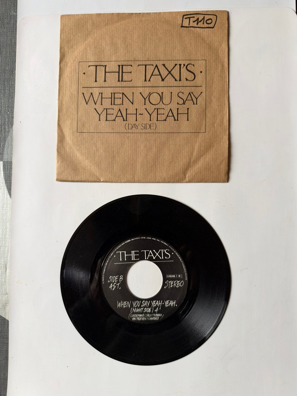 The Taxi's : when you say yeah yeah ( belpop; 1984), Verzenden, Zo goed als nieuw