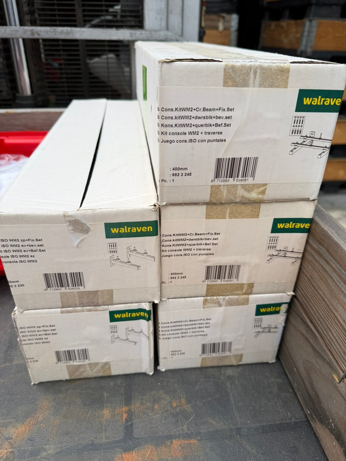 Walraven  muurbeugel voor airco of waterpomp, Bricolage & Construction, Quincaillerie & Fixations, Enlèvement, Neuf