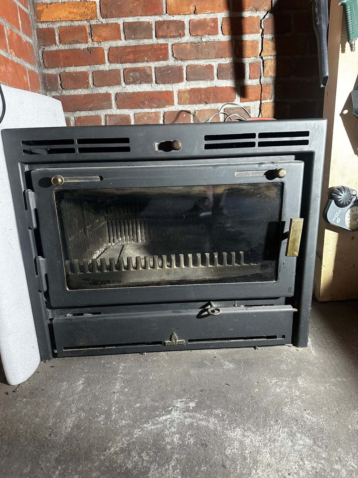 Inbouw houtkachel, Huis en Inrichting, Ophalen, Zo goed als nieuw