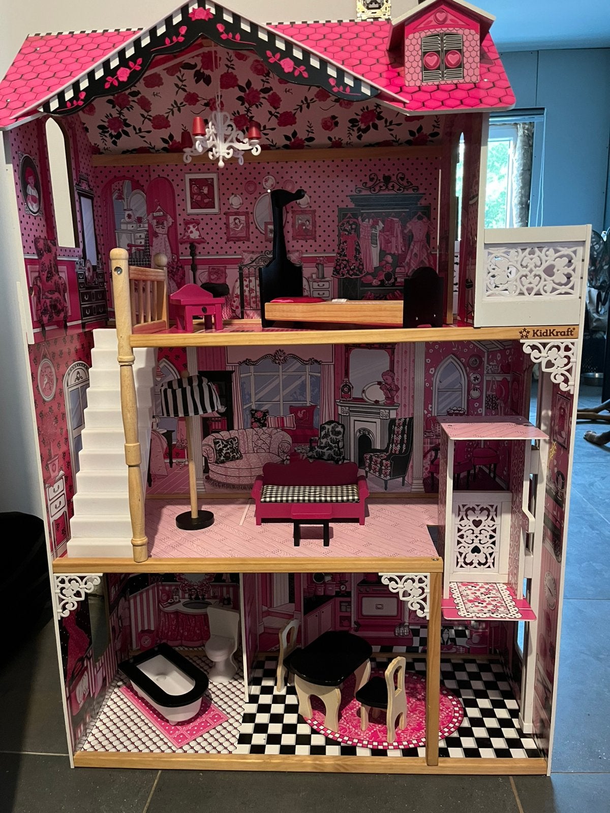 Poppenhuis kidscraft, Kinderen en Baby's, Speelgoed | Poppenhuizen, Ophalen, Zo goed als nieuw, Poppenhuis