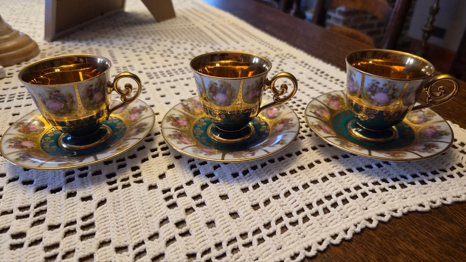 servies, Ophalen