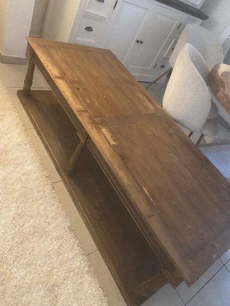 Table maison du monde, 150 à 200 cm, Enlèvement, Utilisé, 50 à 100 cm