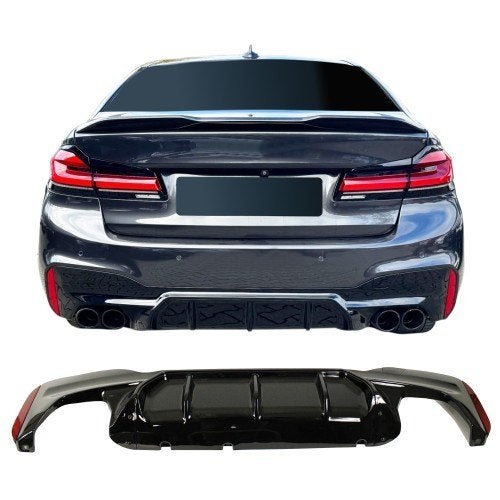 Sport look achterdiffusor voor BMW 5 Serie G30/G31 LCI 21-, Auto diversen, Tuning en Styling, Ophalen