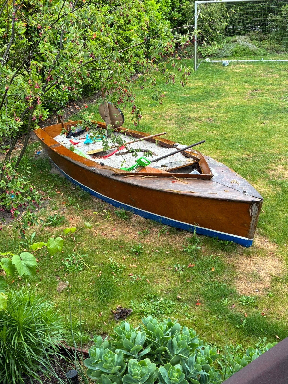 Zand + evt zandbakboot, Tuin en Terras, Zand, Ophalen, Zo goed als nieuw