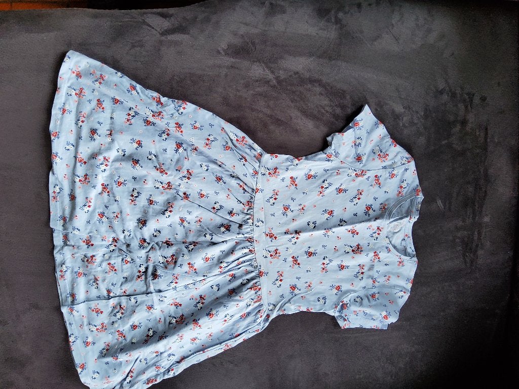 Kleedje bloemetjes, Kinderen en Baby's, Kinderkleding | Maat 128, Ophalen, C&A, Meisje, Zo goed als nieuw