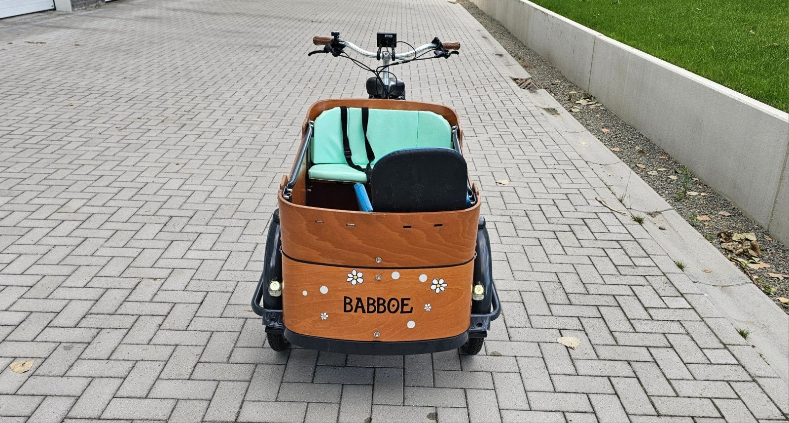 Babboe curve elektrische Bakfiets met maxicosi houder, Ophalen, Zo goed als nieuw, 4 kinderen of meer, Huif