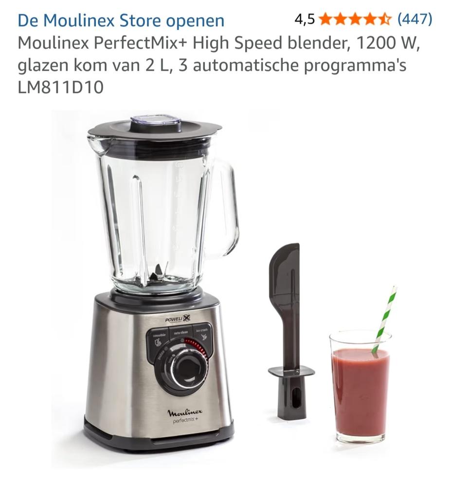Moulinex Blender PerfectMix+, Elektronische apparatuur, Ophalen, Blender