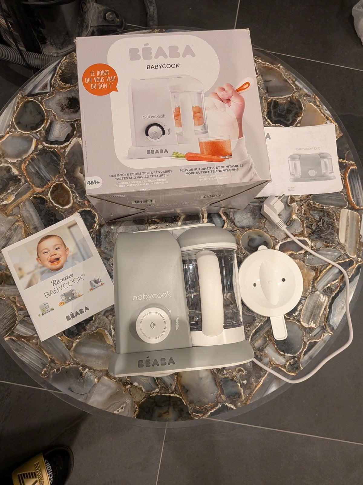 BÉABA Babycook Solo Grey - Nieuw met doos en accessoires, Kinderen en Baby's, Babyfoons, Ophalen of Verzenden