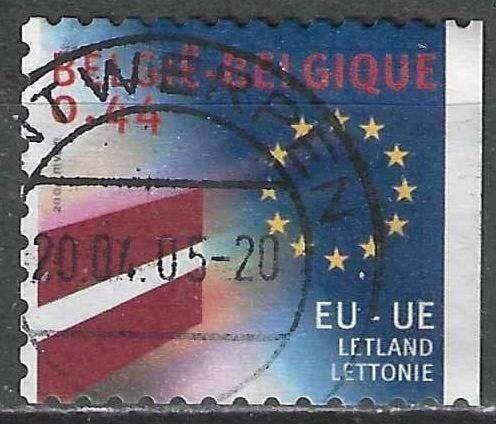 Belgie 2004 - Yvert 3283 /OBP 3296 - Europa - Letland (ST), Verzenden, Gestempeld, Gestempeld, Europa
