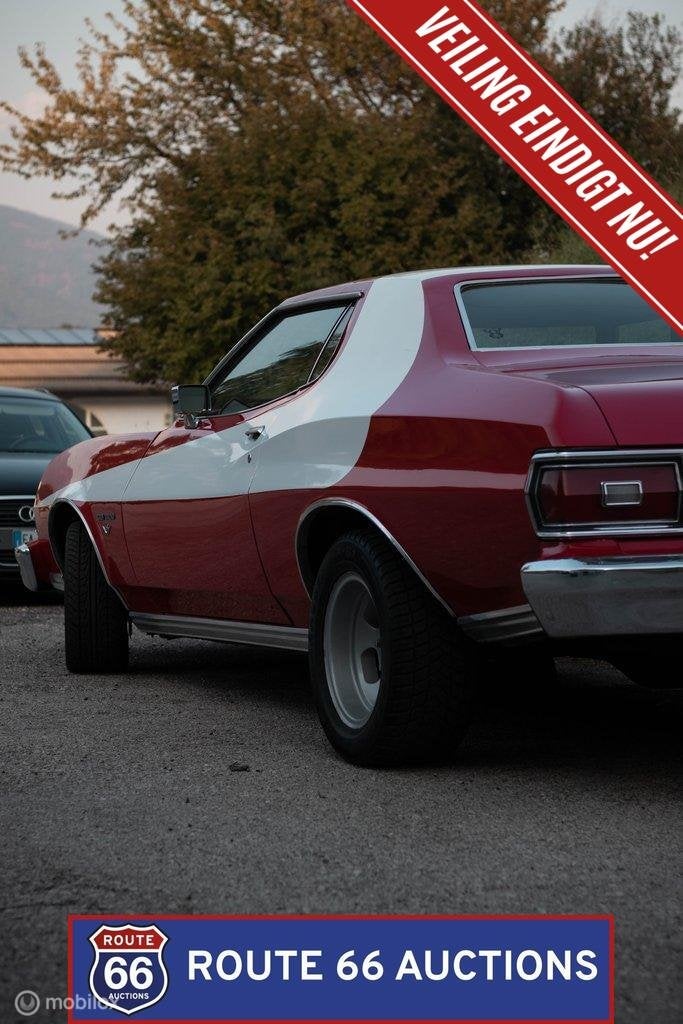 Ford Gran Torino | 1974 | Route 66 Auctions, Auto's, Zwart, Bedrijf, Handgeschakeld, Overige carrosserie