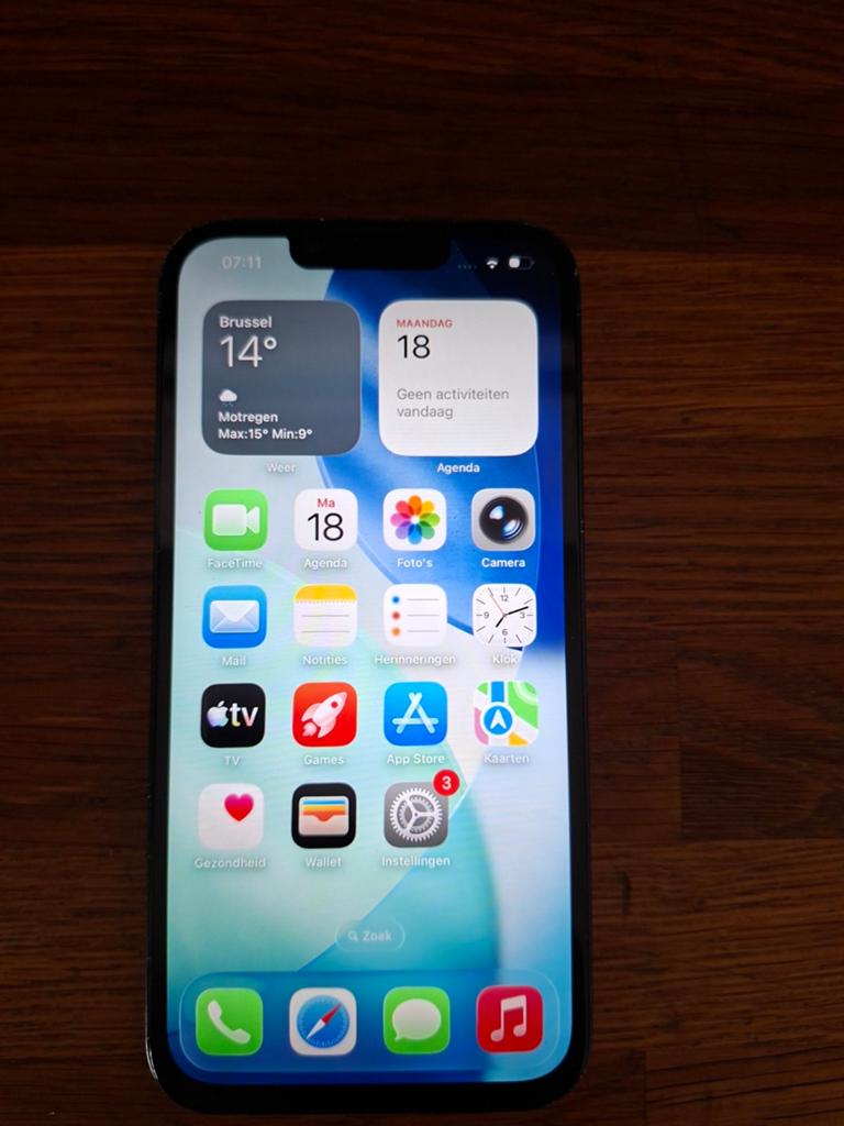 Iphone 13 met nieuw scherm ,..., Telecommunicatie, Mobiele telefoons | Apple iPhone, Ophalen, IPhone 13