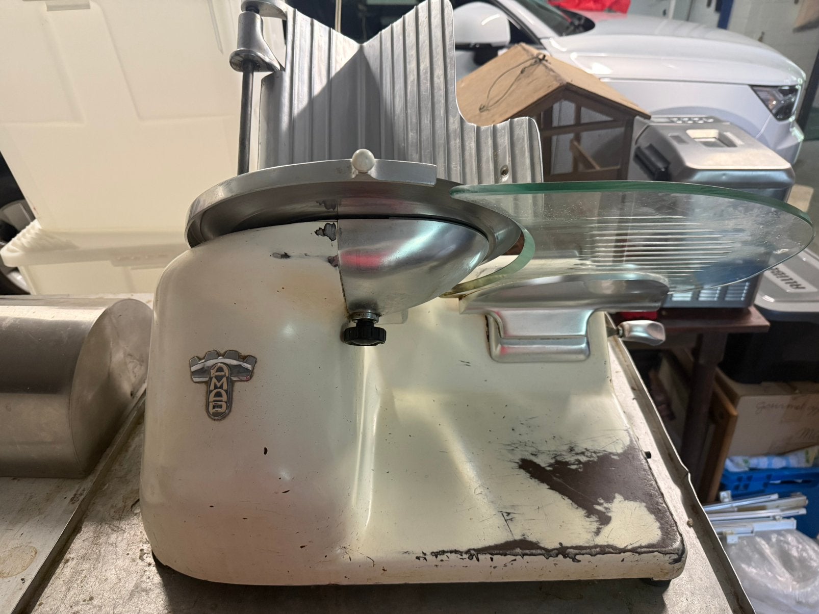 Vintage professionele vleessnijmachine – Amap – retro, Trancheuse, Enlèvement