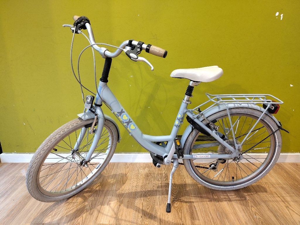 Vélo 22 pouces pour filles BikeFun, Vitesses, Frein sur jante, Enlèvement, 22 pouces