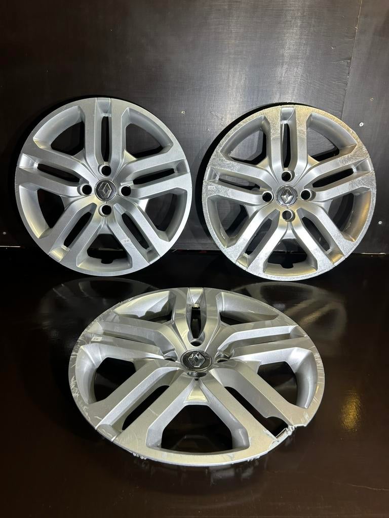 3 enjoliveurs d’origine Renault clio 16", Autos : Divers, Enjoliveurs, Enlèvement ou Envoi, Utilisé