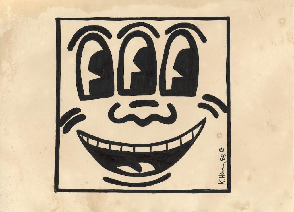 Keith Haring Artwork, Antiquités & Art, Art | Peinture | Moderne, Envoi, Signé, Impression