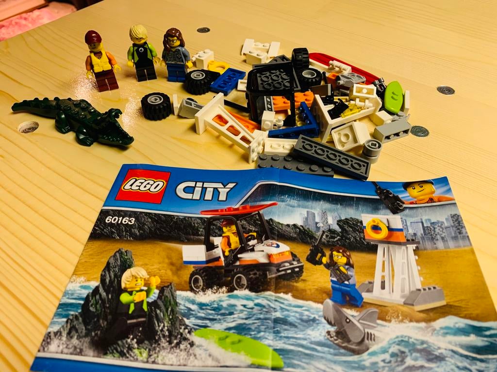 Lego City - Kustwacht starterset - 60163, Kinderen en Baby's, Speelgoed | Duplo en Lego, Ophalen, City, Lego, Zo goed als nieuw