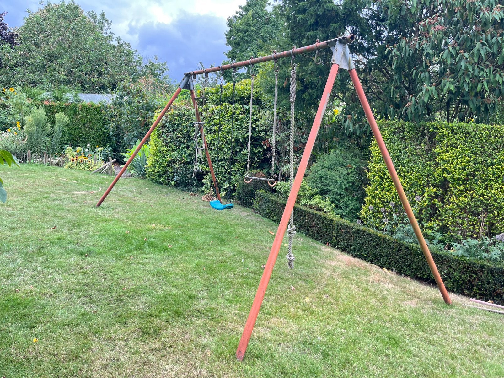 Speeltuig/Schommel met 4 hangers., Ophalen, Schommel