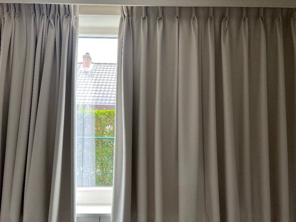 Gordijnen, Huis en Inrichting, Stoffering | Gordijnen en Lamellen, Ophalen, Overgordijn, Kwantum, Zo goed als nieuw