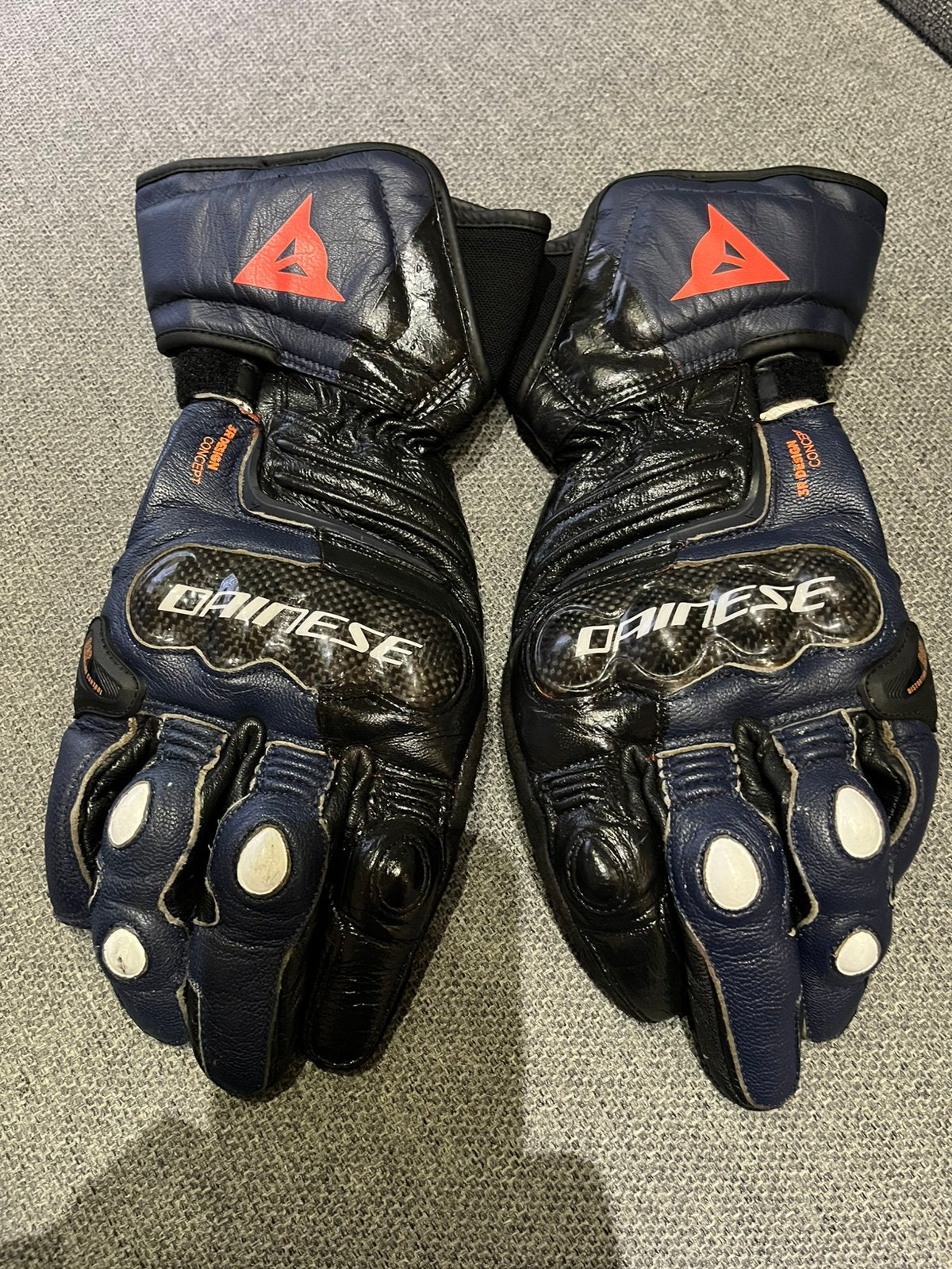 Leren motor handschoenen Dainese Carbon 3 XL, Motoren, Ophalen, Tweedehands, Heren, Handschoenen