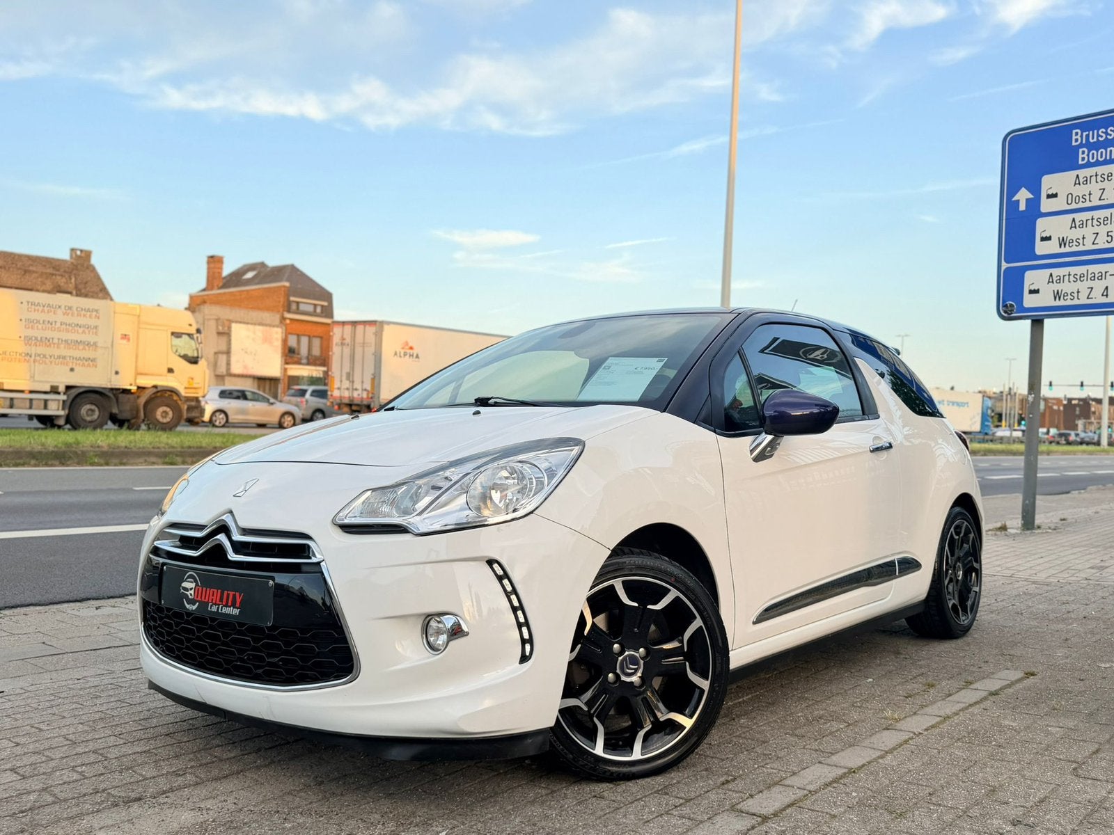 Citroen DS3 Purple 2013 1.6benzine 052000km 156pk Navi Leder, Autos, Cuir, Achat, 135 g/km, Entreprise