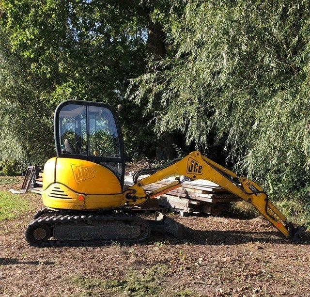 graafmachine jcb 3.2 ton, Ophalen, Graafmachine