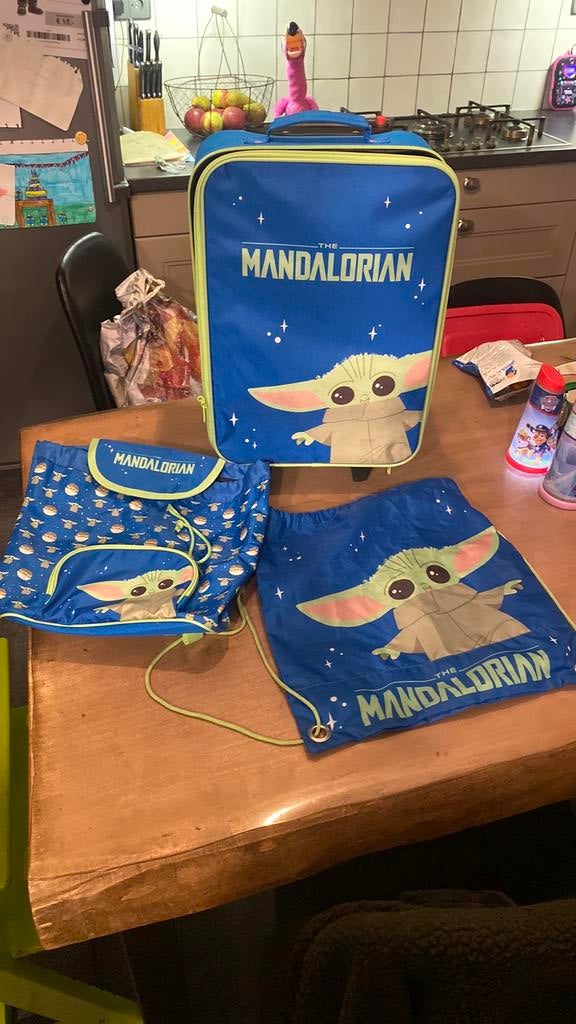 Set baby yoda, Verzamelen, Star Wars, Ophalen, Zo goed als nieuw
