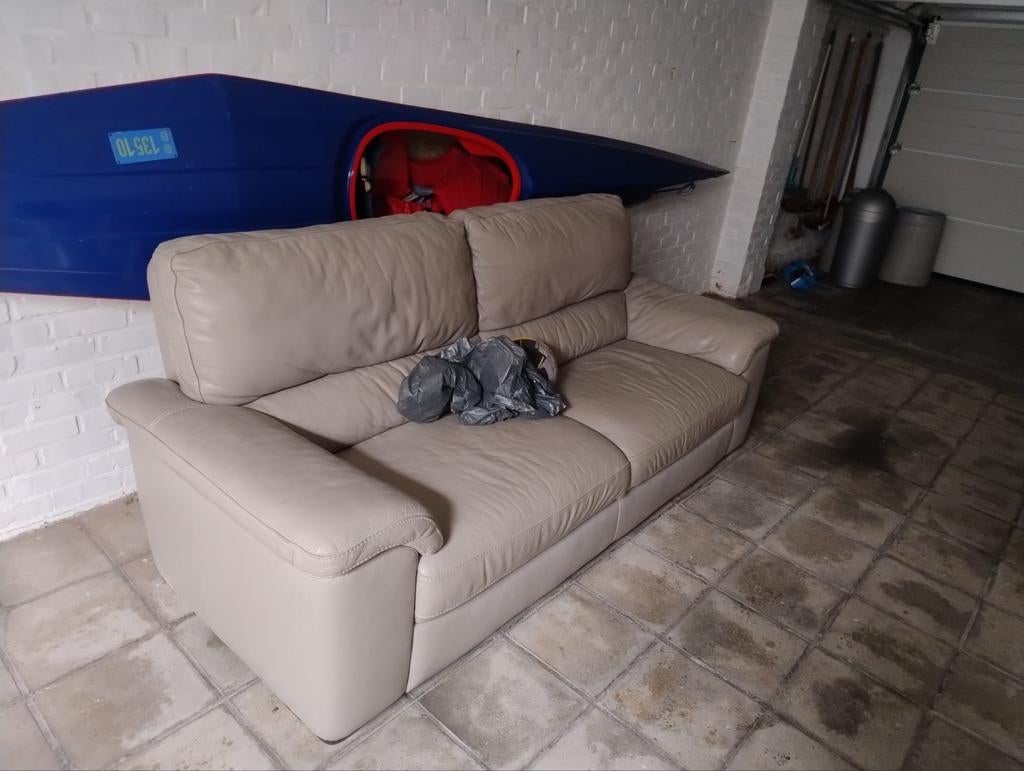 Leren zetel, Huis en Inrichting, Ophalen