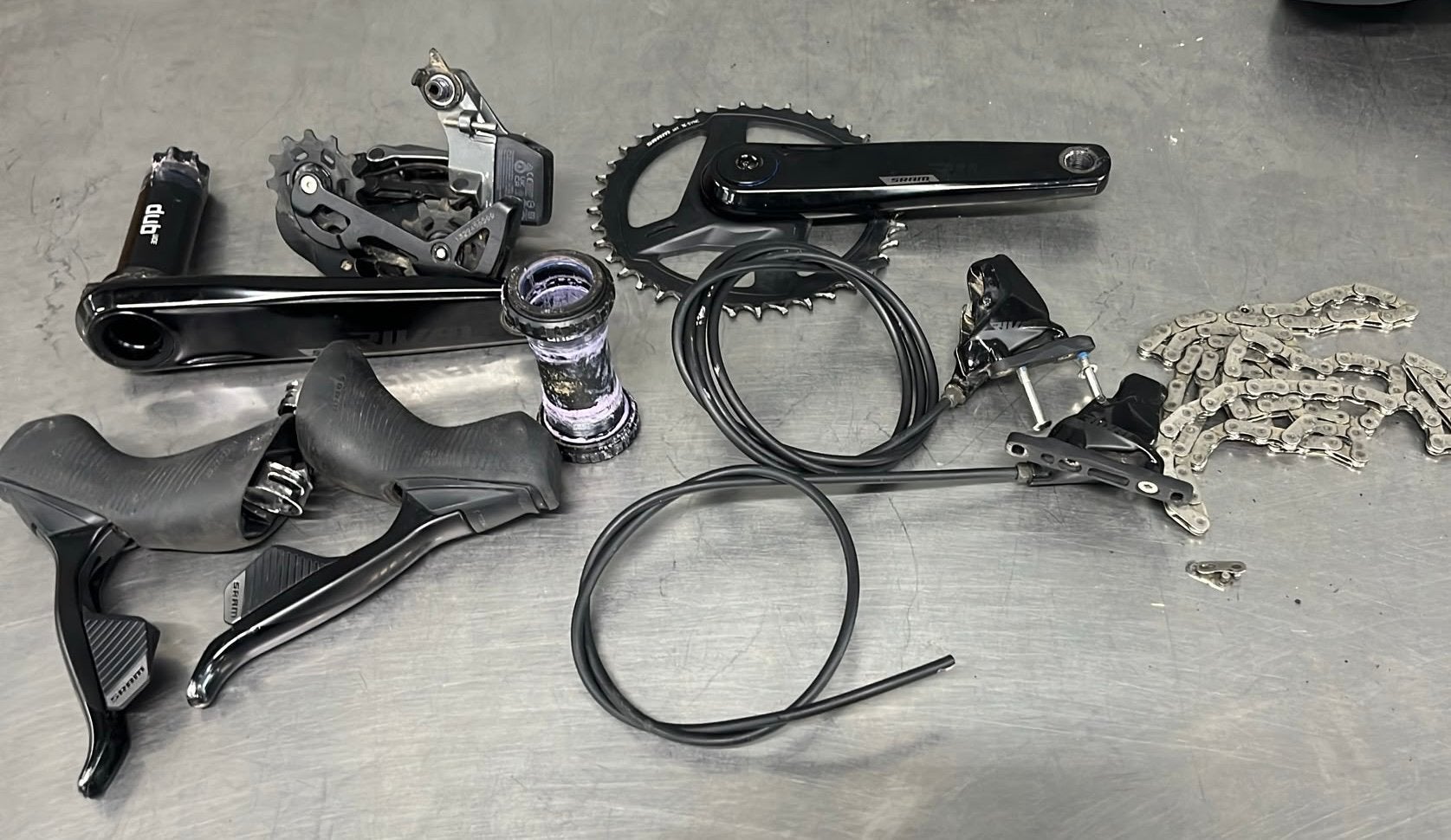 Sram rival axs xplr, Fietsen en Brommers, Fietsonderdelen, Ophalen of Verzenden, Zo goed als nieuw