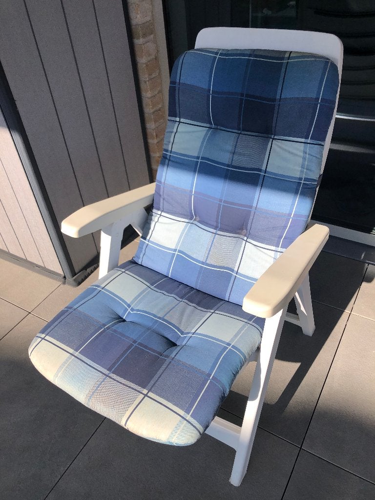 tuinstoelen, Ophalen, Verstelbaar, Plastic, Gebruikt