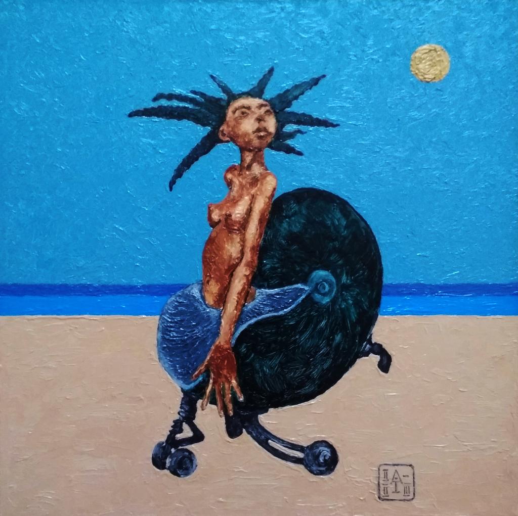 Peinture originale « Sirène », Envoi