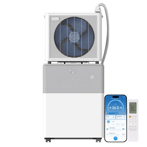 Midea PortaSplit MMCS-12HRN8-QRD0, Neuf, 60 à 100 m³, Enlèvement, Refroidissement et Déshumidification