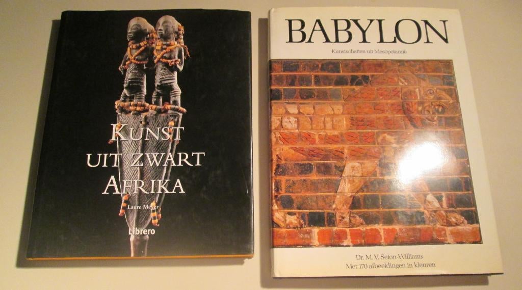 2 Prachtige kunstboeken - Zwart-Afrika / Babylon, Boeken, Ophalen of Verzenden, Zo goed als nieuw
