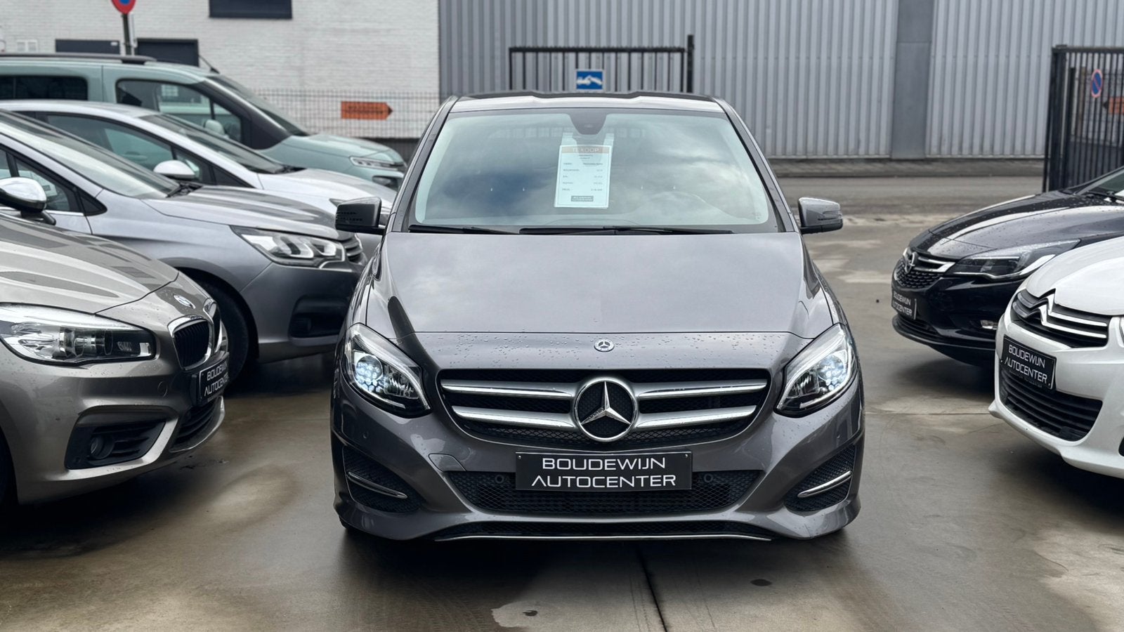 Mercedes Benz B180 D 2018 38.xxxkm ! Topstaat Garantie, Autos, Mercedes-Benz, Cuir, Argent ou Gris, Achat, Euro 6
