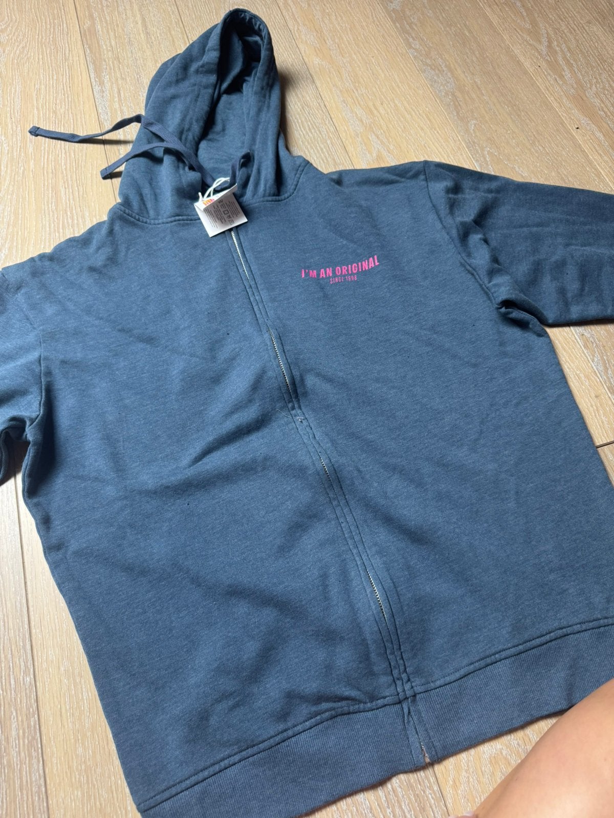 Sweat à capuche zippé délavé K3 Originals, Vêtements | Femmes, Enlèvement, Neuf, Taille 42/44 (L), Bleu