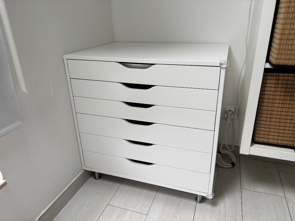 ALEX Caisson à tiroirs ikea, Maison & Meubles, 66 cm, Comme neuf, Enlèvement, IKEA