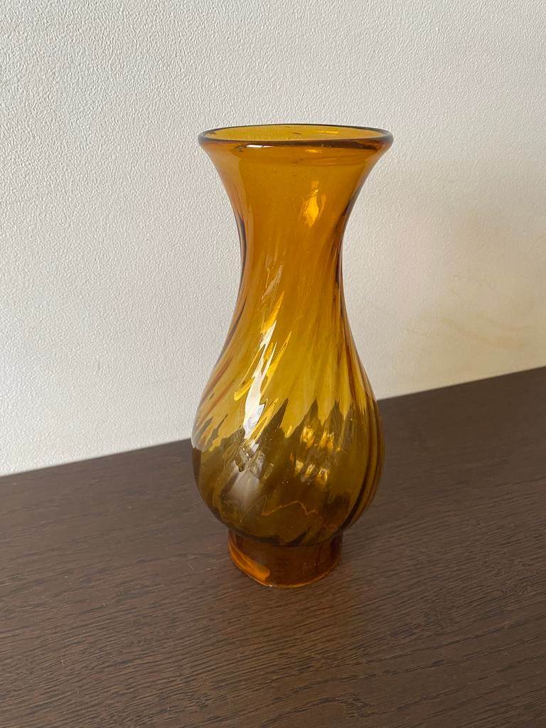 Vintage glazen kap voor olielamp, Ophalen